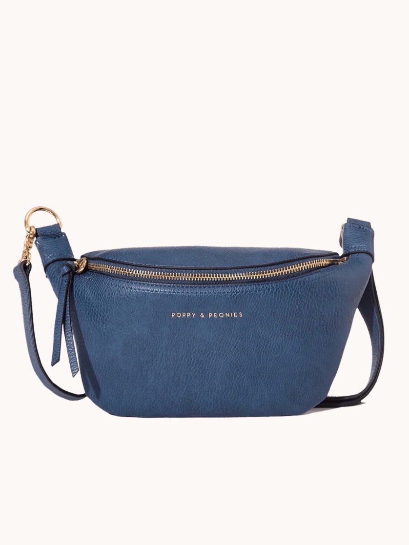 Poppy & Peonies Navy Sidekick - Nwot